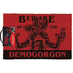 Stranger Things - Tapis paillasson Beware Demogorgon