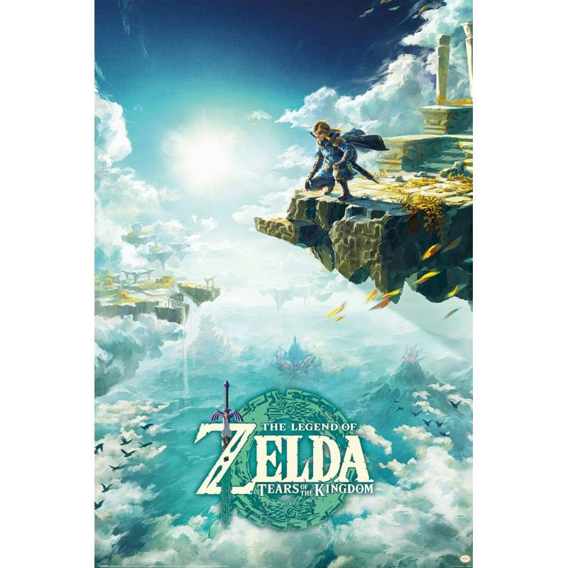 Zelda - Grand poster Tears Of The Kingdom (61 x 91,5 cm)
