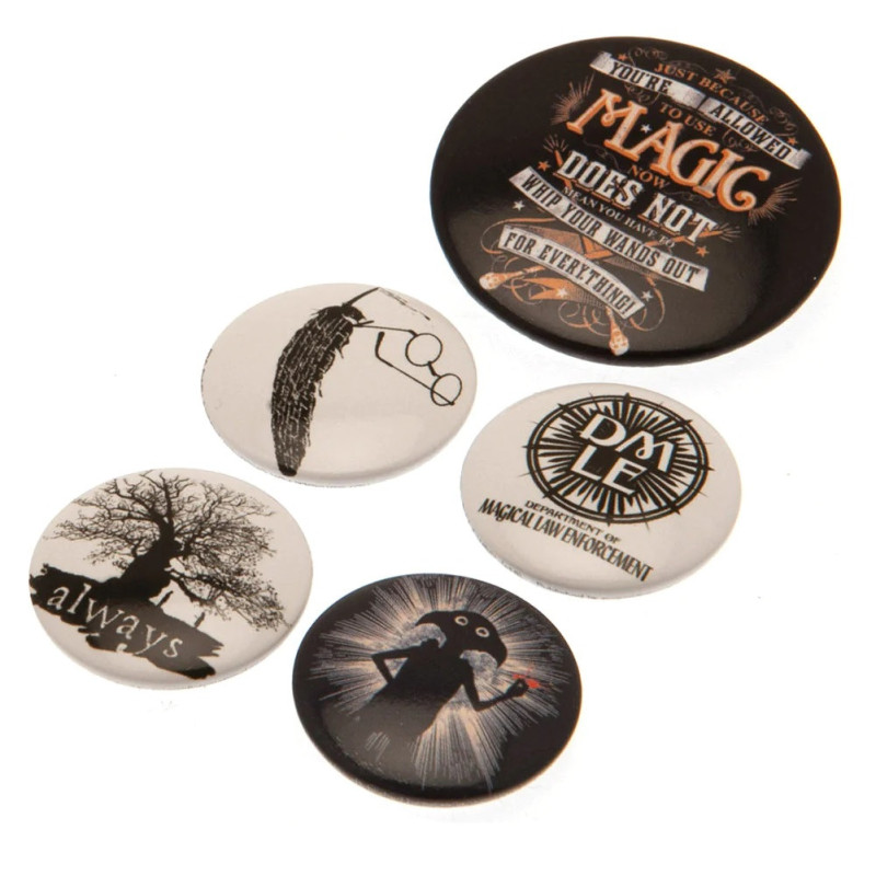 Harry Potter - set de 5 badges