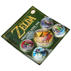 The Legend of Zelda - set de 5 badges