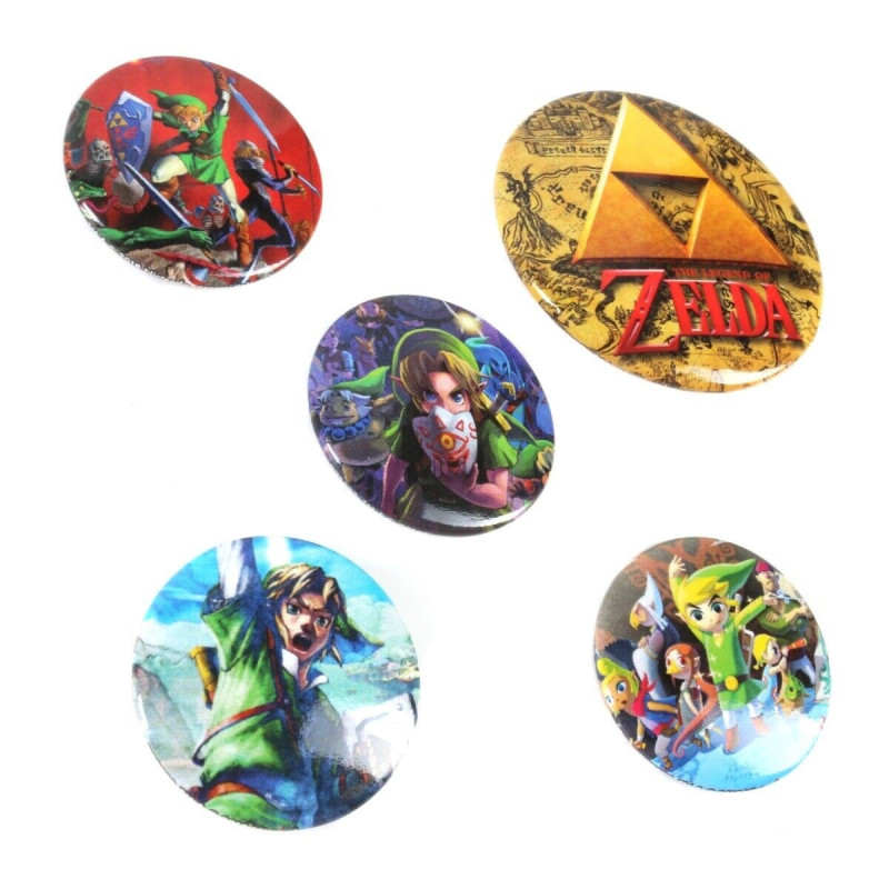 The Legend of Zelda - set de 5 badges