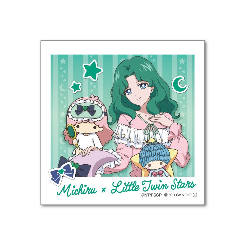 Sailor Moon Series x Sanrio Characters - Sticker Michiru Kaioh x Little Twin Stars