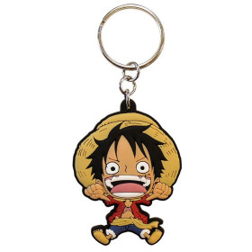 One Piece - porte-clé PVC Luffy SD