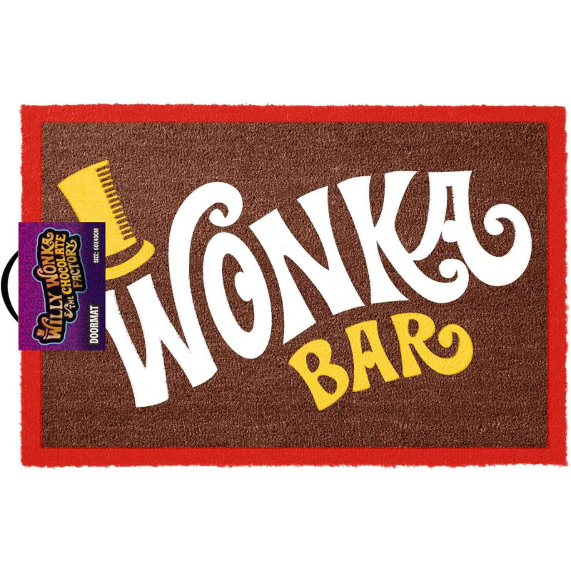 Charlie et la Chocolaterie - Tapis Paillasson Wonka Bar