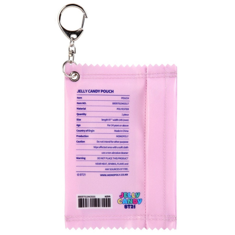 BT21 - Petite pochette zippée Jelly Candy Baby Snack : Koya
