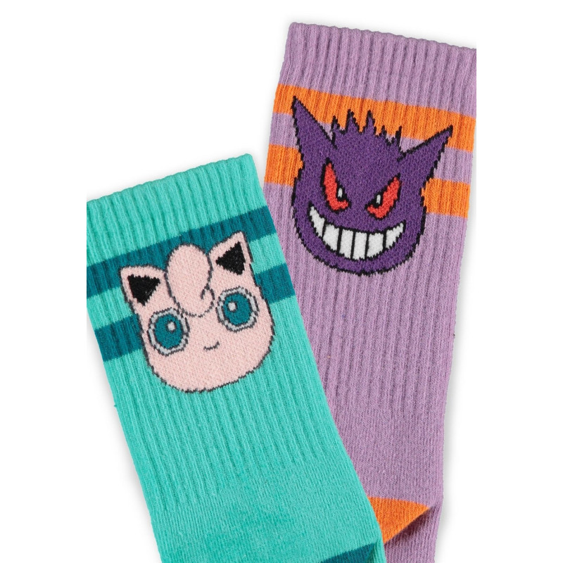 Pokemon - 2 paires de chaussettes Dengar & Rondoudou 35/38