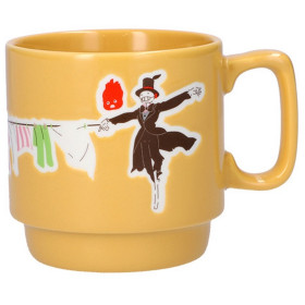 Le Château Ambulant - Mug couleur gauffré Grande lessive