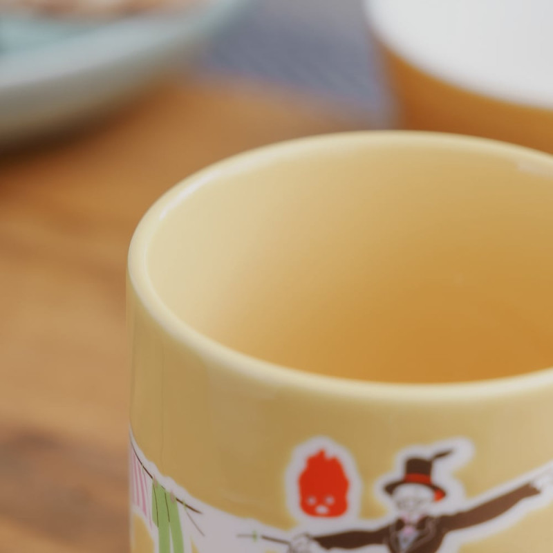 Le Château Ambulant - Mug couleur gauffré Grande lessive