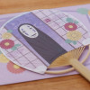 Spirited Away (Chihito) - Enveloppe + éventail carte en bambou Kaonashi Fleurs