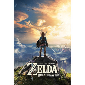 Zelda - Grand poster Breath of the Wild (Sunset)