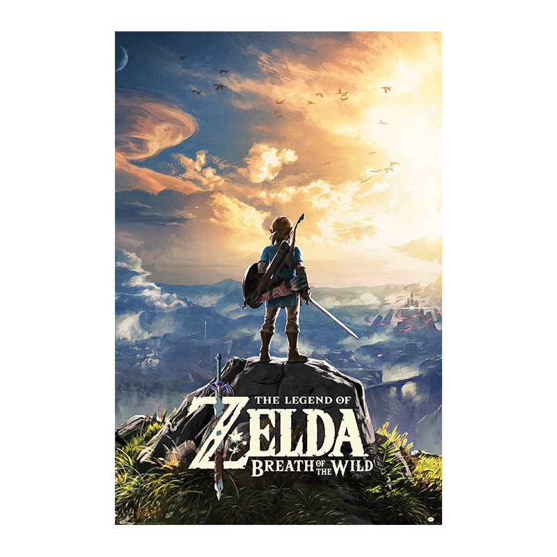Zelda - Grand poster Breath of the Wild (Sunset)
