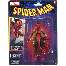 Marvel Legends - Vintage Retro série - Figurine 15 cm Elektra Natchios Daredevil (Spider-Man)
