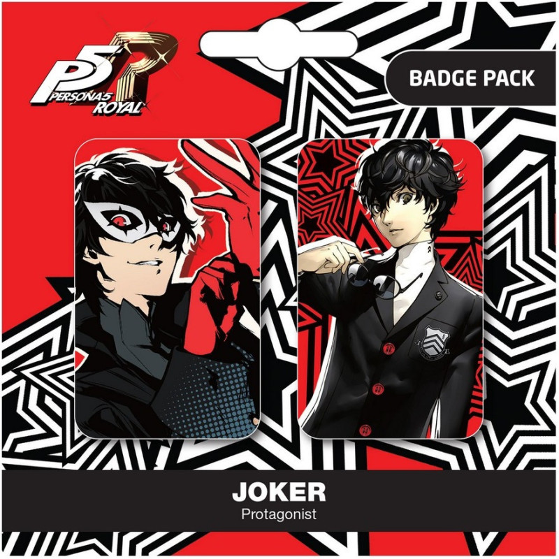 Persona 5: Royal - Set de 2 pins Joker Protagonist