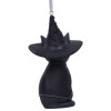 Ornement de sapin Purrah black witch cat