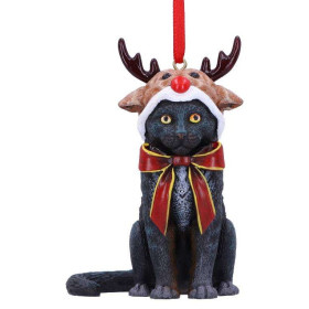 Ornement de sapin Reindeer cat