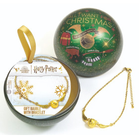 Harry Potter - Boule de sapin de Noël All I Want (avec bracelet)