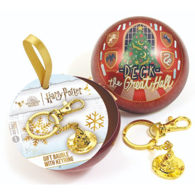 Harry Potter - Boule de sapin de Noël Great Hall (avec porte-clé)