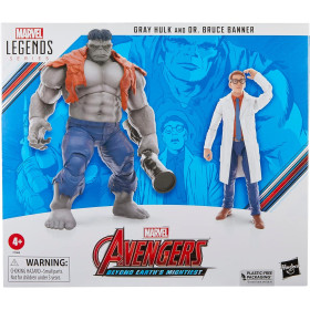 Marvel Legends - Figurine Avengers: Beyond Earth's Mightiest Marvel Legends figurines Gray Hulk & Dr. Bruce Banner 15 cm
