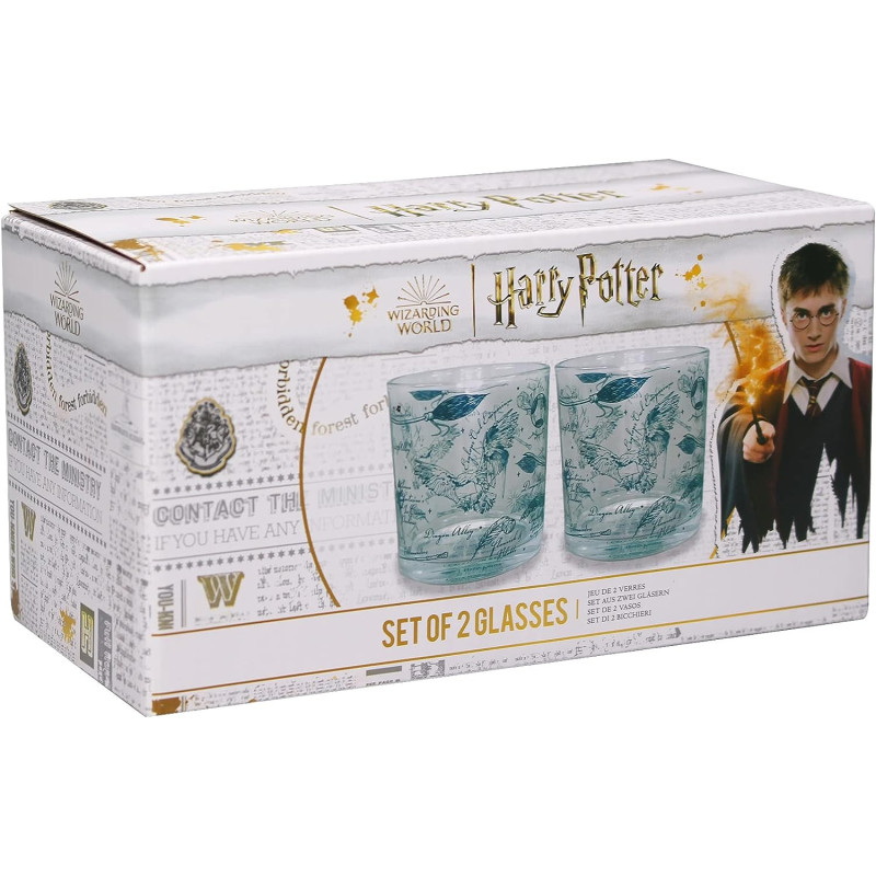 Harry Potter - Set de 2 verres Diagon Alley