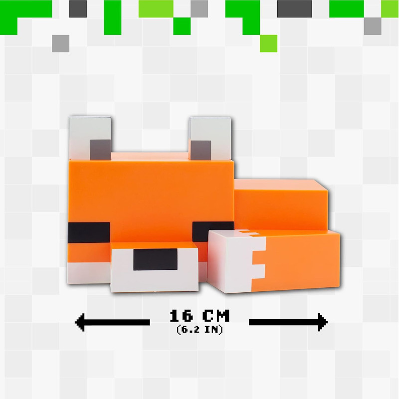 Minecraft - Lampe veilleuse Baby Fox 16 cm de long