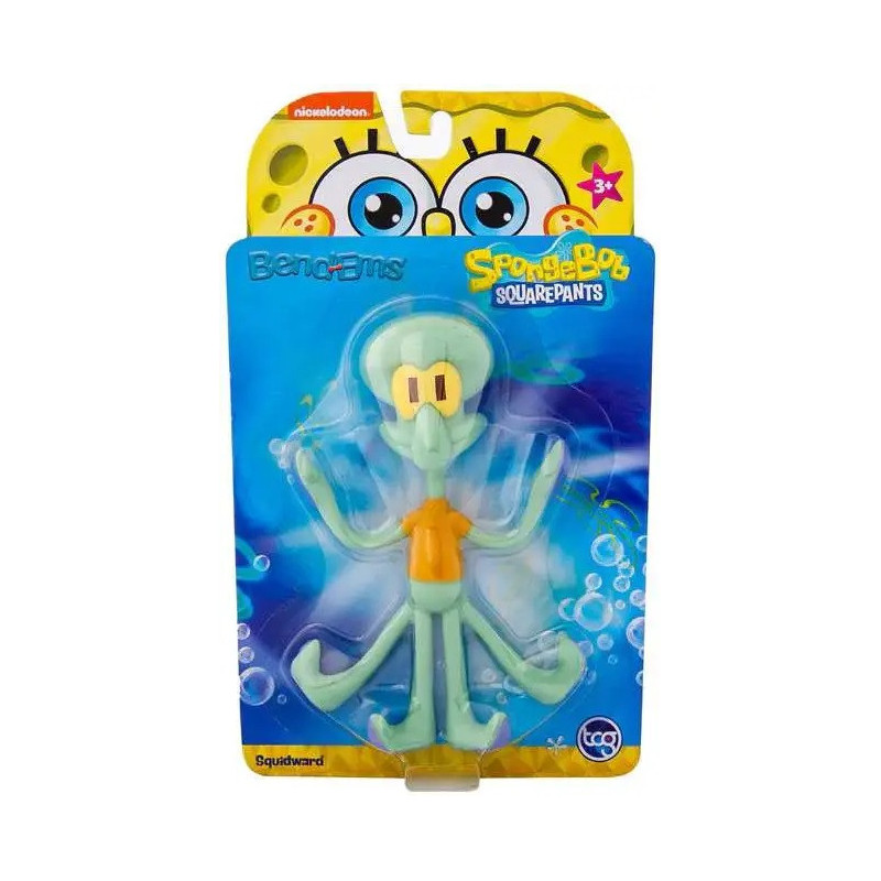 Spongebob : Bob l'éponge - Figurine Bend-Ems Squidward 15 cm