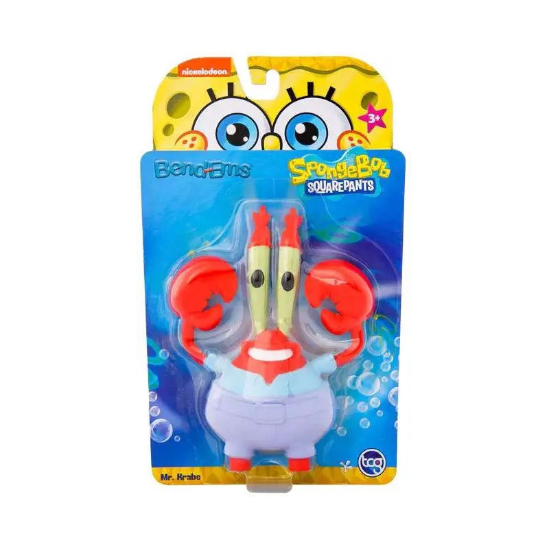 Spongebob : Bob l'éponge - Figurine Bend-Ems Mr. Krabs 15 cm