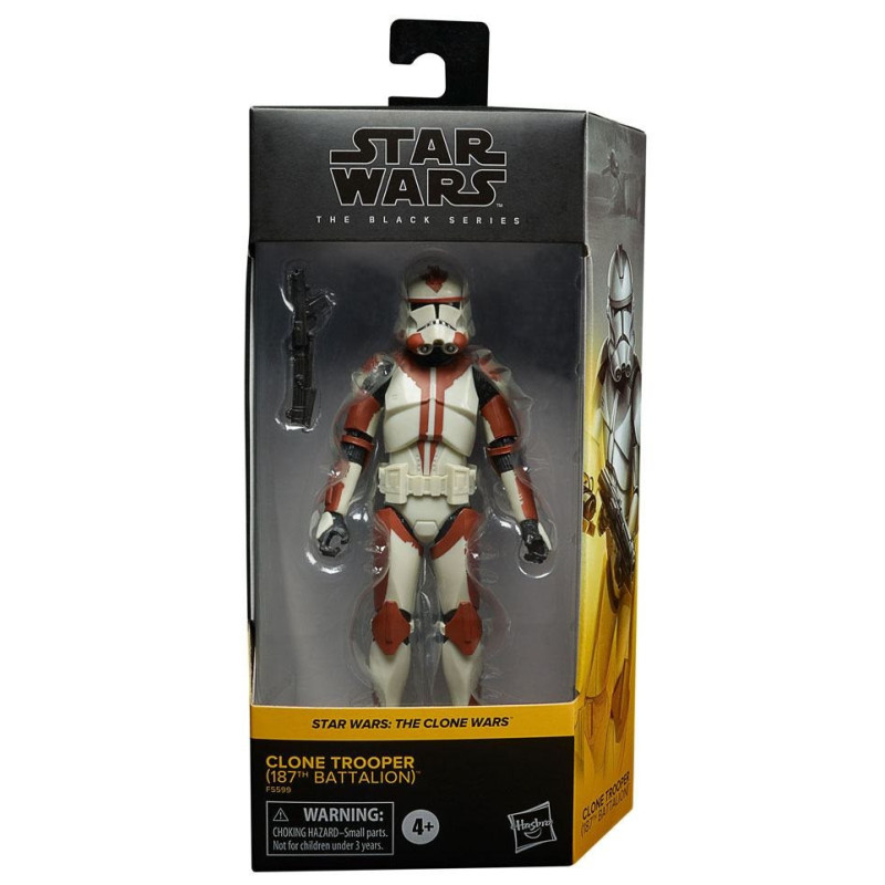 Star Wars - Black Series - Figurine Clone Trooper (187th Battalion) (The Clone Wars)