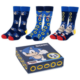 Sonic - Set de 3 paires de chaussettes 40/46