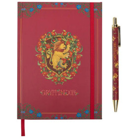 Harry Potter - Carnet deluxe et stylo Gryffindor