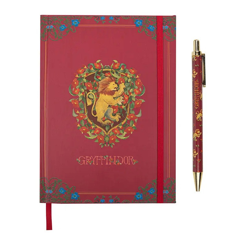 Harry Potter - Carnet deluxe et stylo Gryffindor