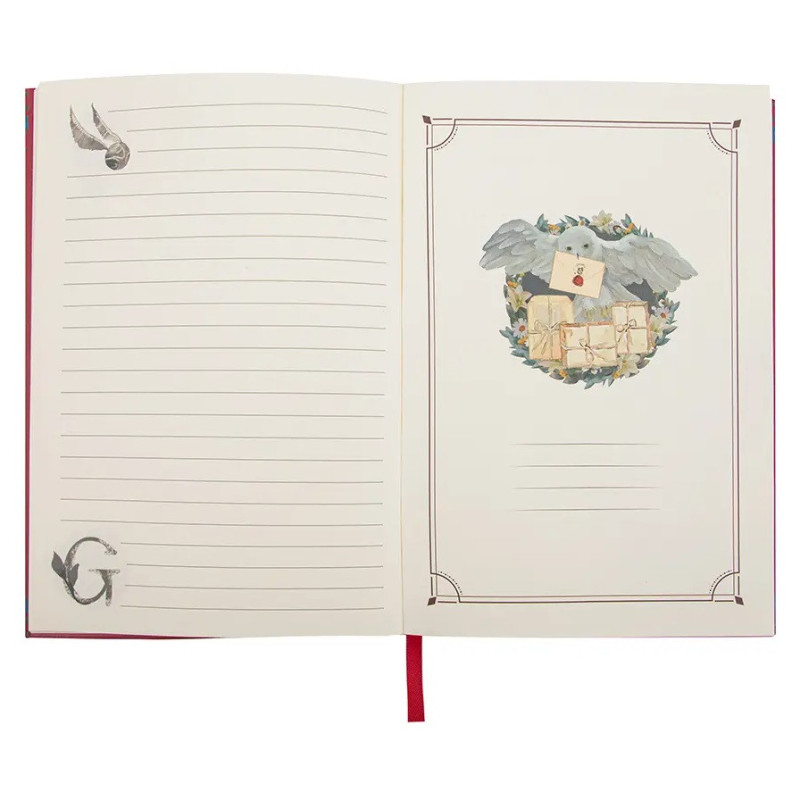 Harry Potter - Carnet deluxe et stylo Gryffindor