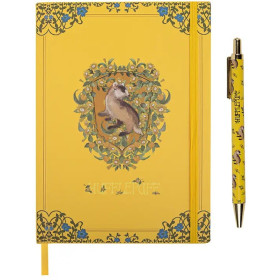 Harry Potter - Carnet deluxe et stylo Hufflepuff