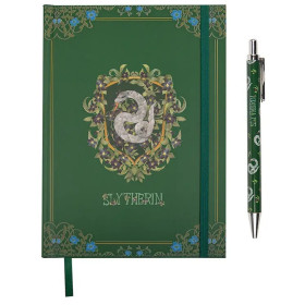 Harry Potter - Carnet deluxe et stylo Slytherin