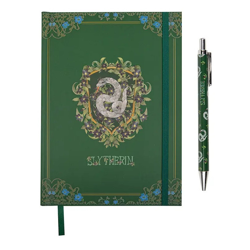 Harry Potter - Carnet deluxe et stylo Slytherin