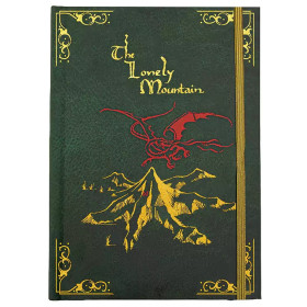 The Hobbit - Carnet rigide Carte The Lonely Mountain