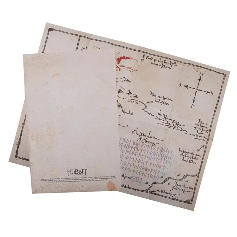 The Hobbit - Carnet rigide Carte The Lonely Mountain