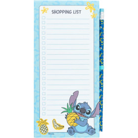 Disney - Bloc-notes magnétique avec crayon Stitch