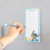 Disney - Bloc-notes magnétique avec crayon Stitch