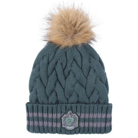 Harry Potter - Bonnet pompon Slytherin