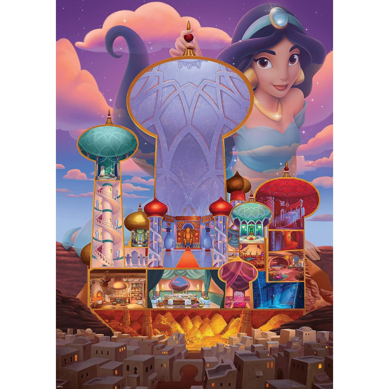 Disney - Puzzle Castle Collection : Jasmine (Aladdin) 1000 pièces