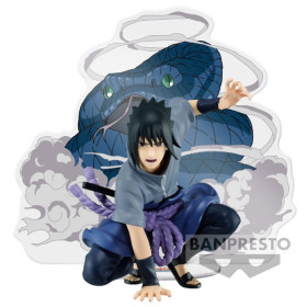 Naruto Shippuden - Figurine Sasuke Uchiha Panel Spectacle 9 cm