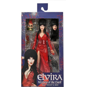 Elvira Mistress of the Dark - Figurine Clothed Red, Fright, and Boo 20 cm