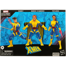 Marvel Legends - Pack X-Men 3 figurines Gambit, Marvel's Banshee, Psylocke 15 cm